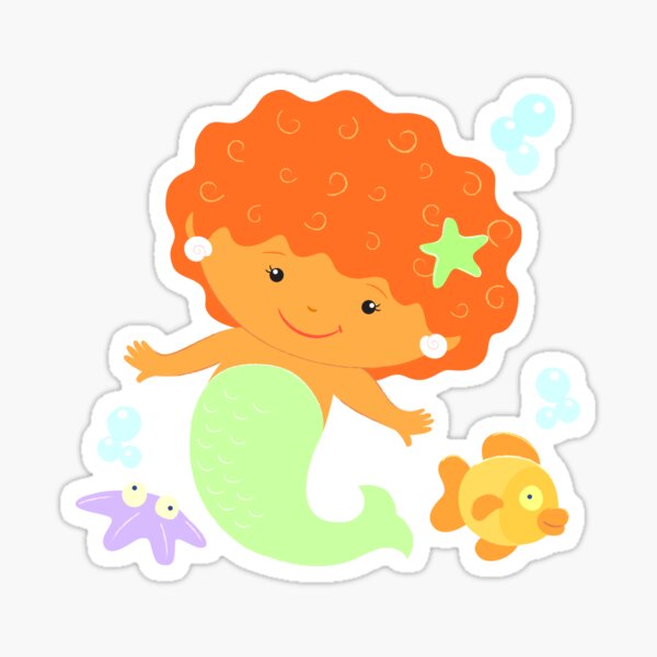 Annie the Little Mermaid Sticker
