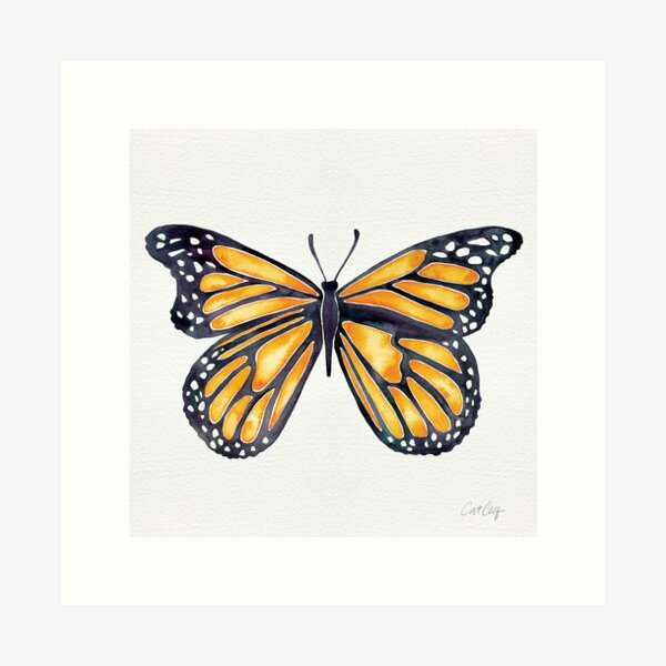 Monarch Butterflies Art Prints for Sale