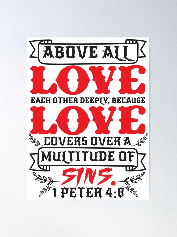 【110年記念版】DEAR PETER ／ 1 Peter 4:8 Love Covers Over A Multitude Of Sins
