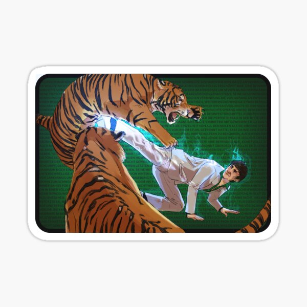 Karl vs Tigers (Style 2) - By Labstrosity Sticker