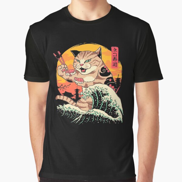 Artikel-Vorschau von Neko Sushi Wave, designt und verkauft von vincenttrinidad.