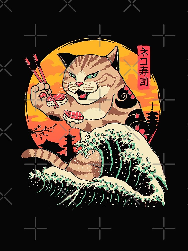 Neko Sushi Wave by vincenttrinidad