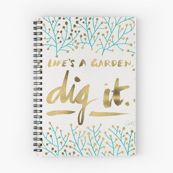 Item preview, Dig It – Gold & Turquoise designed and sold by Cat Coquillette.