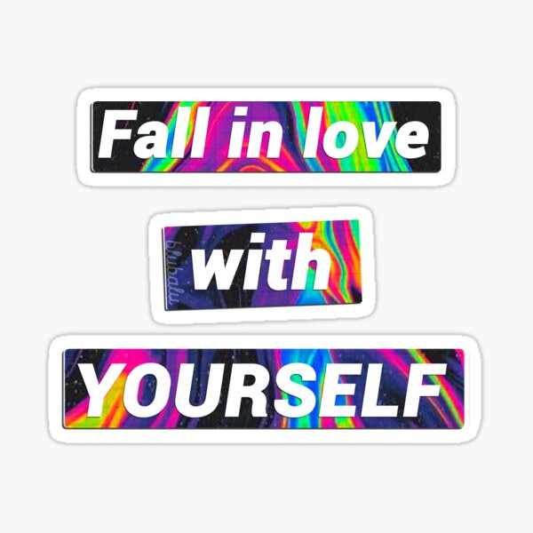 Item preview, Fall in love with yourself designed and sold by bonjourrrblu.