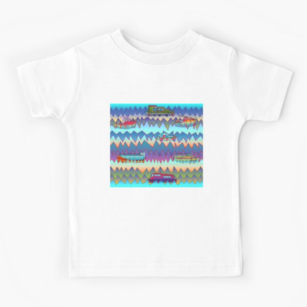 Boats in the Sea Kids T-Shirt