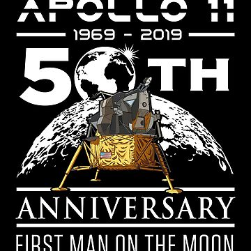 Artwork thumbnail, 50th Anniversary Apollo 11 1969 with Lunar Lander design by walrusindustrie