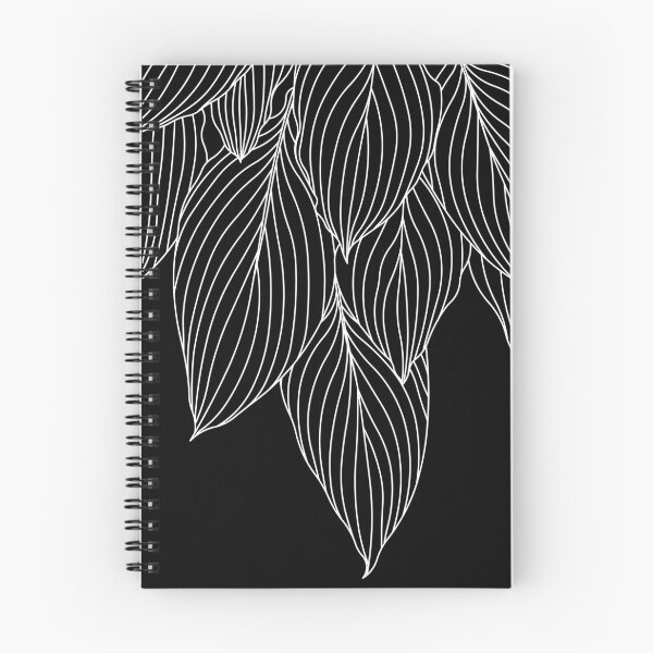 Item preview,  hosta leaves - white and black designed and sold by He-Be.