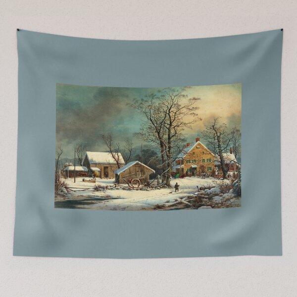 Item preview, Winter In the Country - A Cold Morning - 1863 designed and sold by CrankyOldDude.
