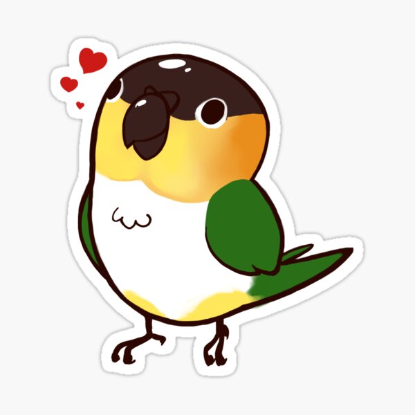 Cartoon bird stickers • The Printables