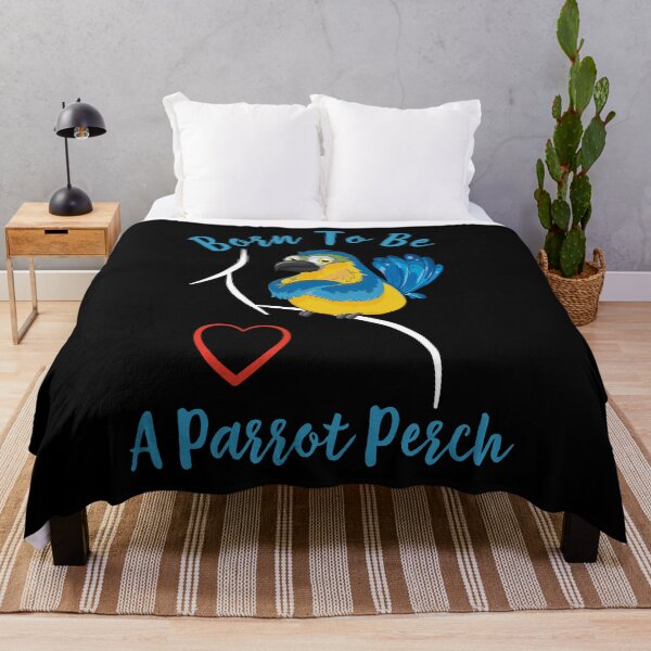 Item preview, Macaw Parrot on Shoulder - Born to be a Perch designed and sold by einsteinparrot.