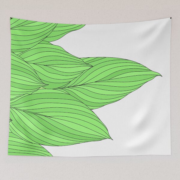 Item preview, hojas de hosta - verde primavera designed and sold by He-Be.
