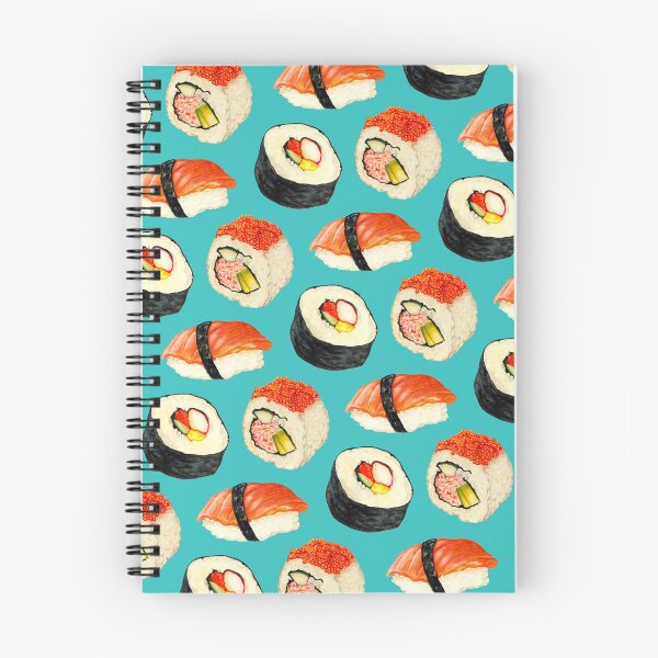 Item preview, Sushi Pattern - Blue designed and sold by Kelly  Gilleran.