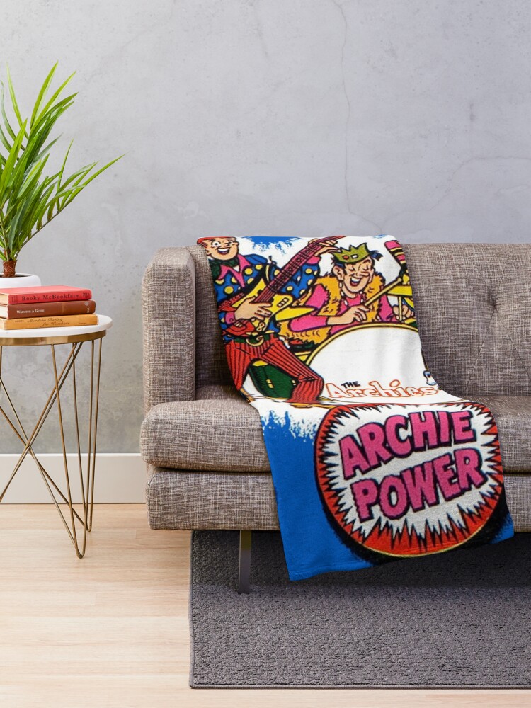 Alternate view of Archie's Gang! Throw Blanket