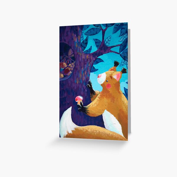 Thrifty Squirrel Greeting Card