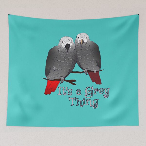 Item preview, Congo and Timneh African Grey Parrot designed and sold by einsteinparrot.