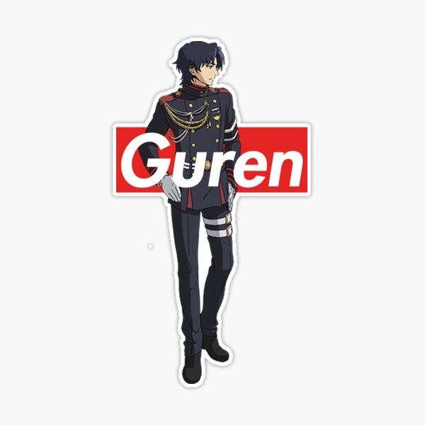 Guren Ichinose Seraph Of the End Anime Sticker for Sale by I Chris