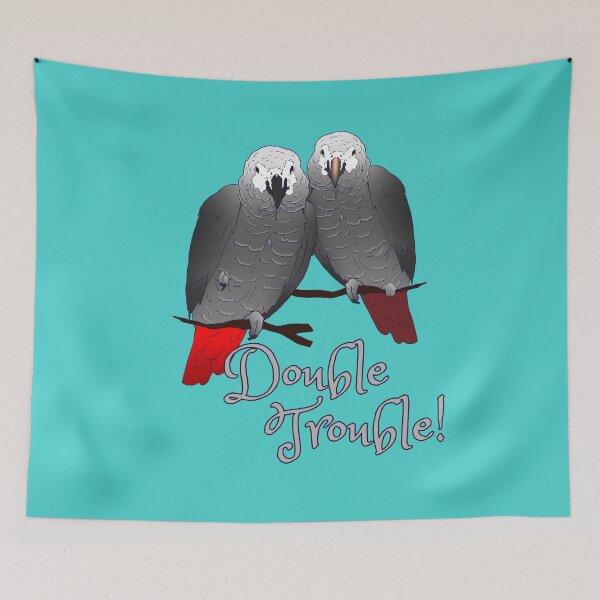 Item preview, Congo and Timneh African Grey Parrot designed and sold by einsteinparrot.