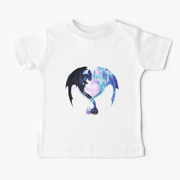 Dragon Heart Toothless and Light Fury Baby T-Shirt