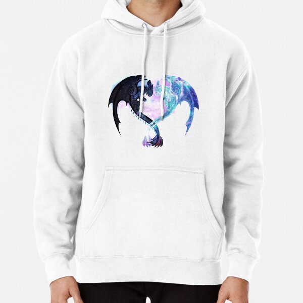 Dragon Heart Toothless and Light Fury Pullover Hoodie