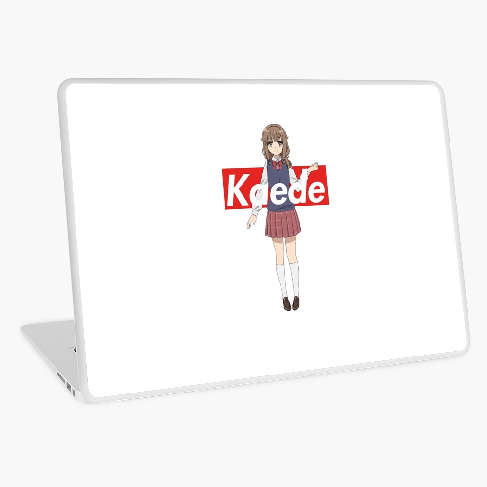 Kaede Azusagawa Supreme Box Rascal Does Not Dream Of Bunny Girl Senpai Anime Seishun Buta Yarou Wa Bunny Girl Senpai No Yume Wo Minai Laptop Skin By Shizazzi Redbubble