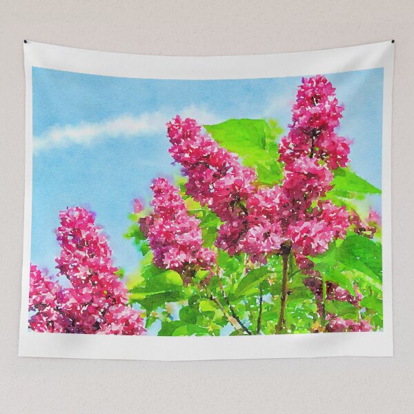 Item preview, Blue Sky and Lilacs designed and sold by Maeve419.