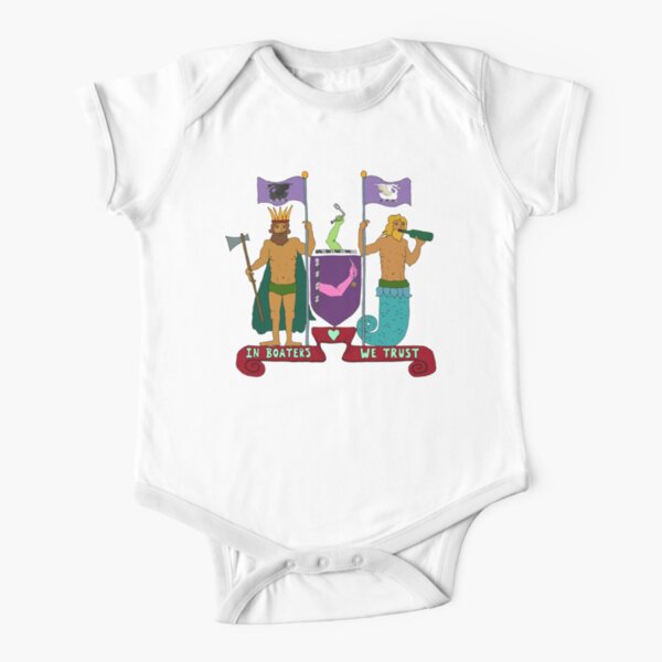 In Boaters We Trust Short Sleeve Baby One-Piece