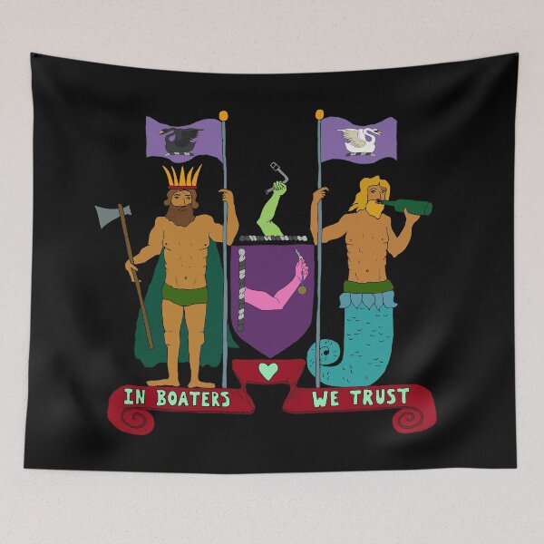 Item preview, In Boaters We Trust designed and sold by cosmicesoteric.