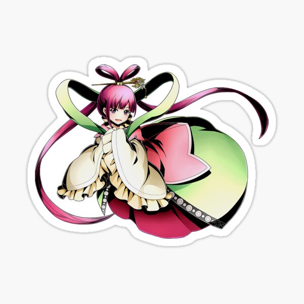 Hakuei Ren, Magi Sticker for Sale by Mikaru