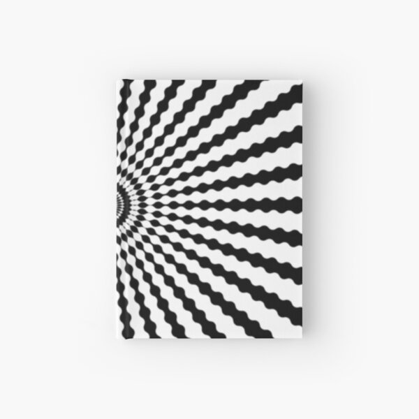 #monochrome #symmetry #circle #pattern design illustration abstract geometric shape Hardcover Journal