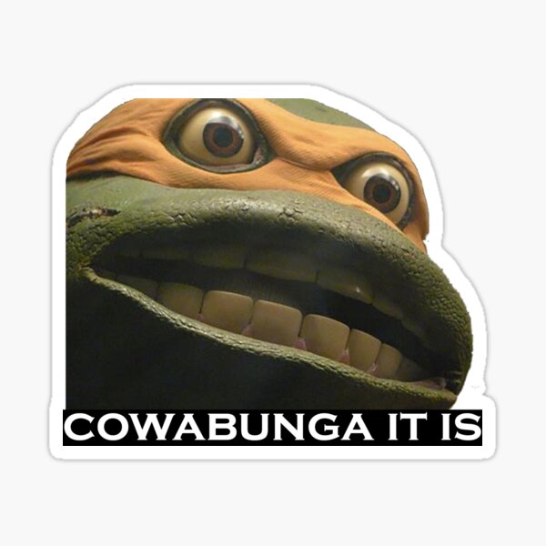 Cowabunga Stickers Redbubble