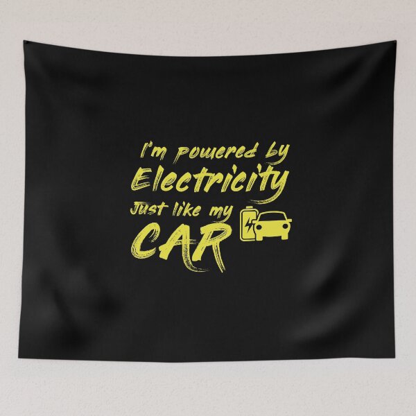 Item preview, I´m Powered By Electricity  designed and sold by MooonTees.