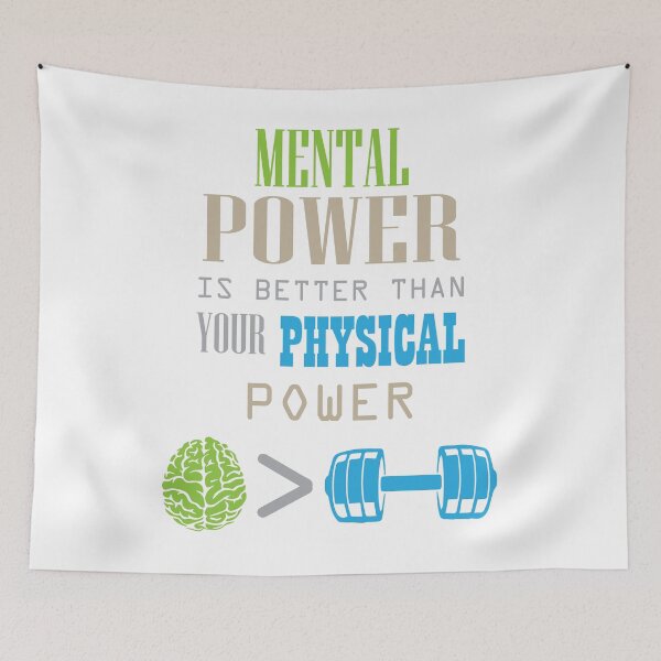 Item preview, Mental Power is better than your Physical Power designed and sold by SVDesignatVasil.
