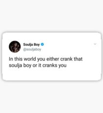 Soulja Boy Tweet Sticker