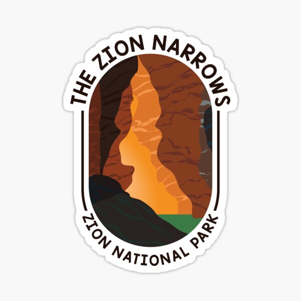 The Narrows - Zion National Park Sticker