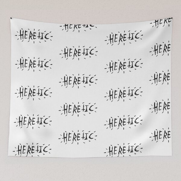 Item preview, HERETIC text designed and sold by Michael Stewart.