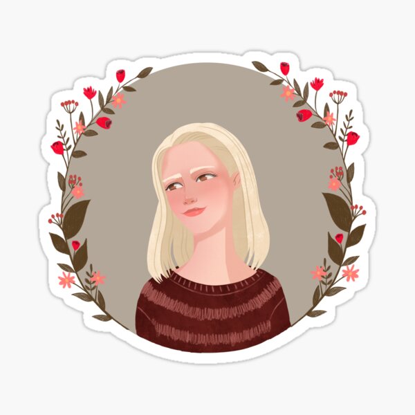 Swedish girl Sticker