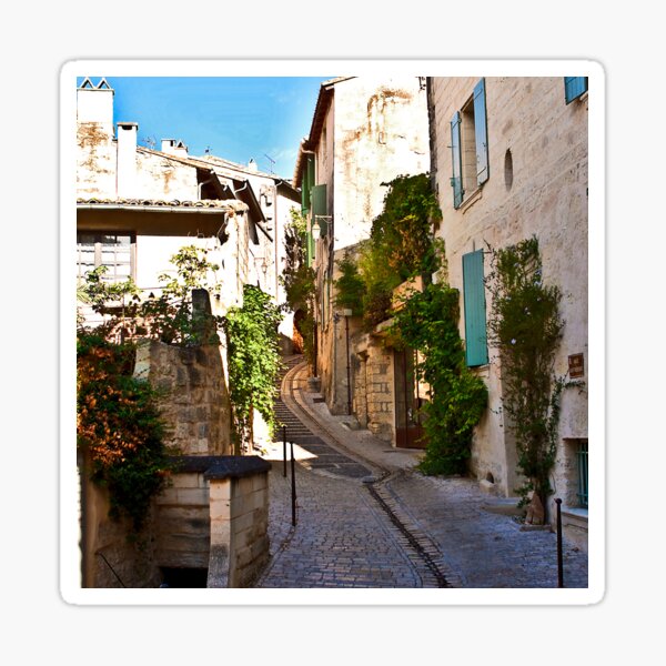 Item preview, Beautiful narrow street in Uzes - France designed and sold by ANNABEL THOS.
