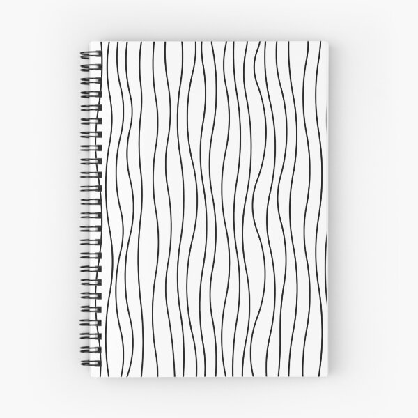 Item preview, lines - waves - black and white designed and sold by He-Be.