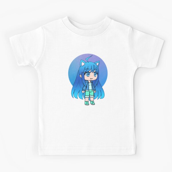 Japanese Oversize Anime Girl T-shirt in Blue - Usolo Outfitters