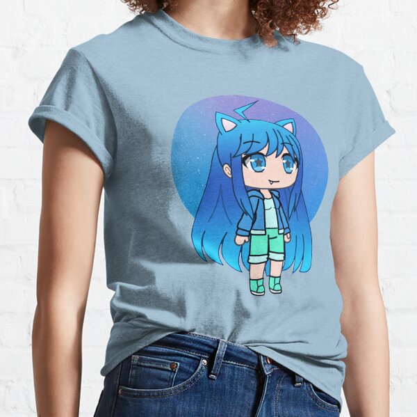 Aqua Chan Linda Gacha Girl Camiseta clásica
