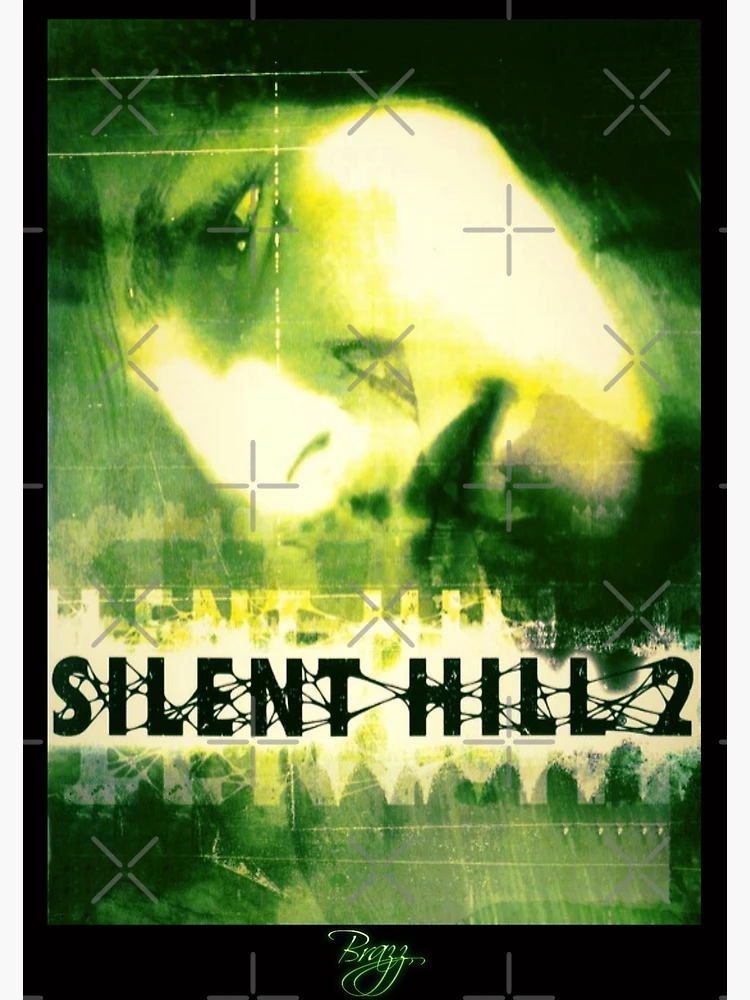 Silent Hill Ps2 Original Box Art (Green Cover) (No Neon