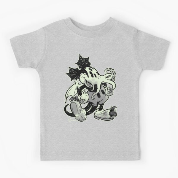 MICKTHULHU MOUSE (monochrome) Kids T-Shirt