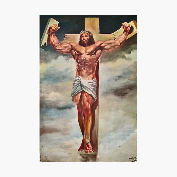 Muscle Jesus Christ Impression photo