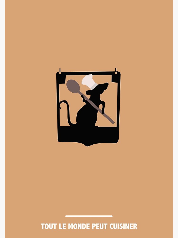 "EVERYONE CAN COOK (Ratatouille)" Spiral Notebook for Sale by