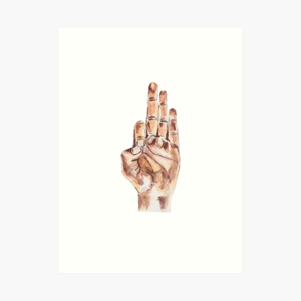 Gyan Mudra Art Print