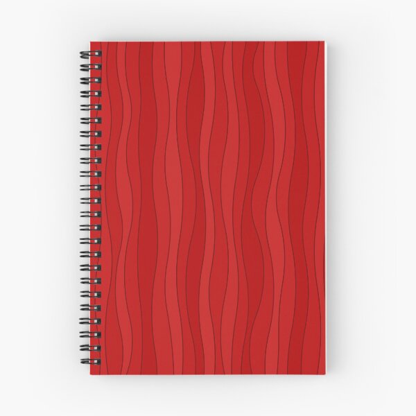 Item preview, lines - waves - red fire pattern designed and sold by He-Be.