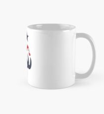 Französischer Meister von Coq Gaulois Rooster, zwei Sterne Tasse (Standard)