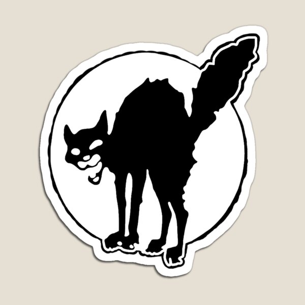 Gato Negro Imán