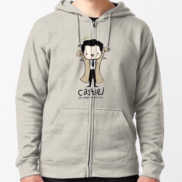 Castiel - Angel of the Lord Zipped Hoodie