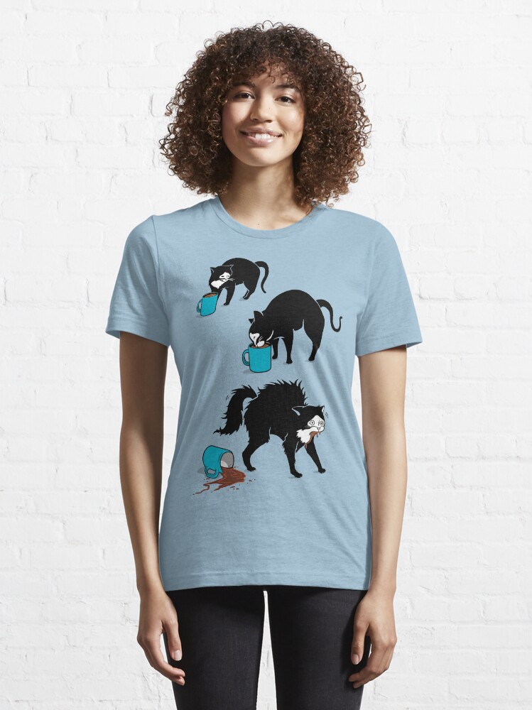 Alternate view of Coffee Cat Essential T-Shirt
